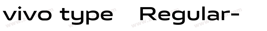 vivo type 简 Regular字体转换